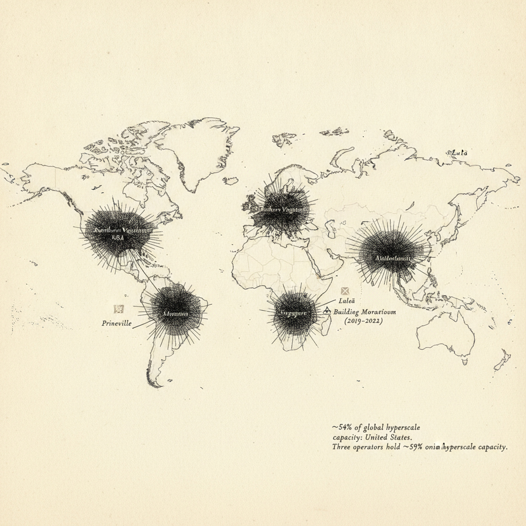 Global Data Center Concentration Map
