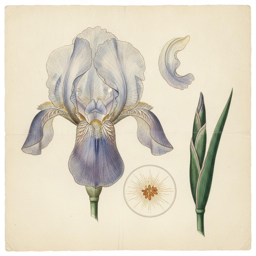 iris persica exploded