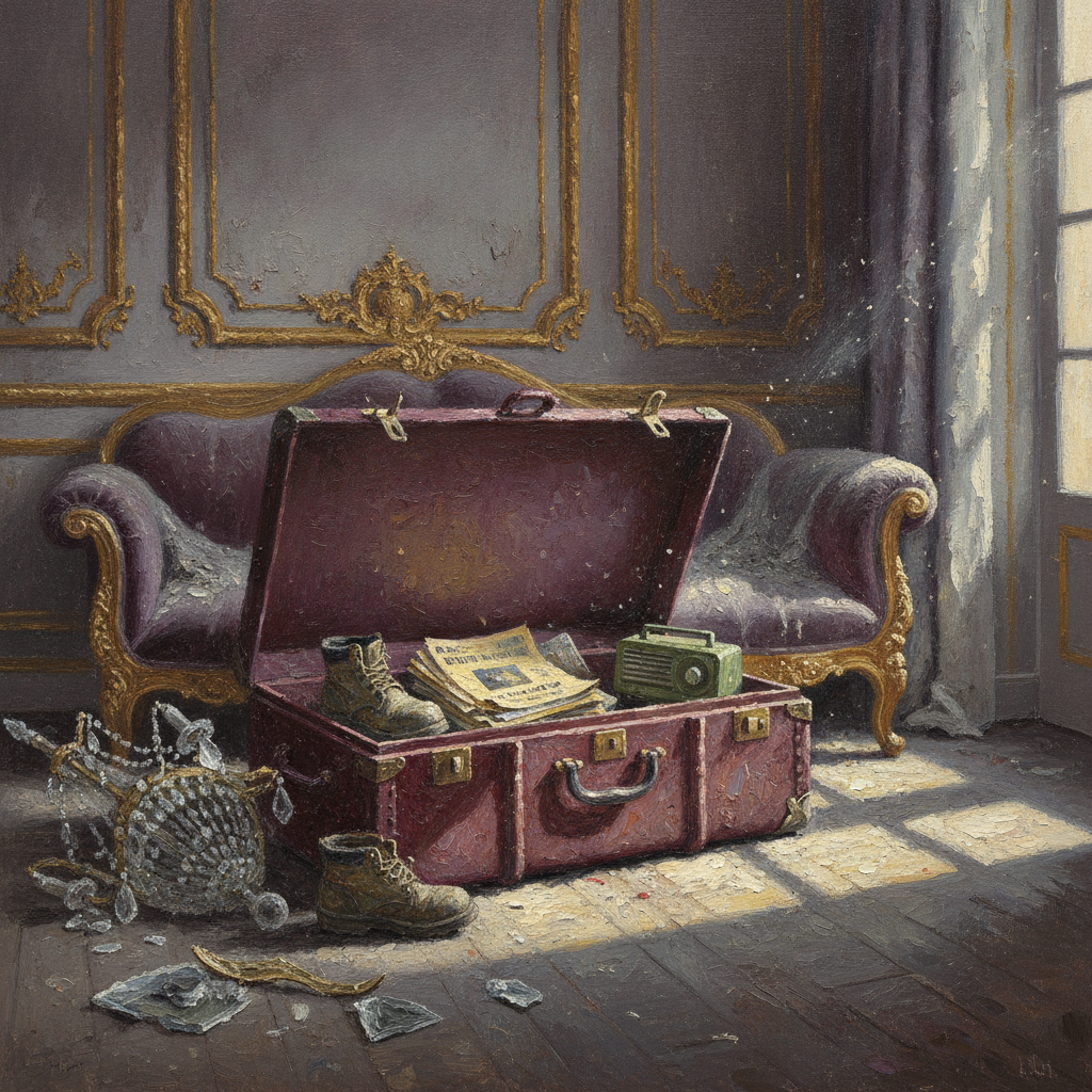 the burgundy trunk