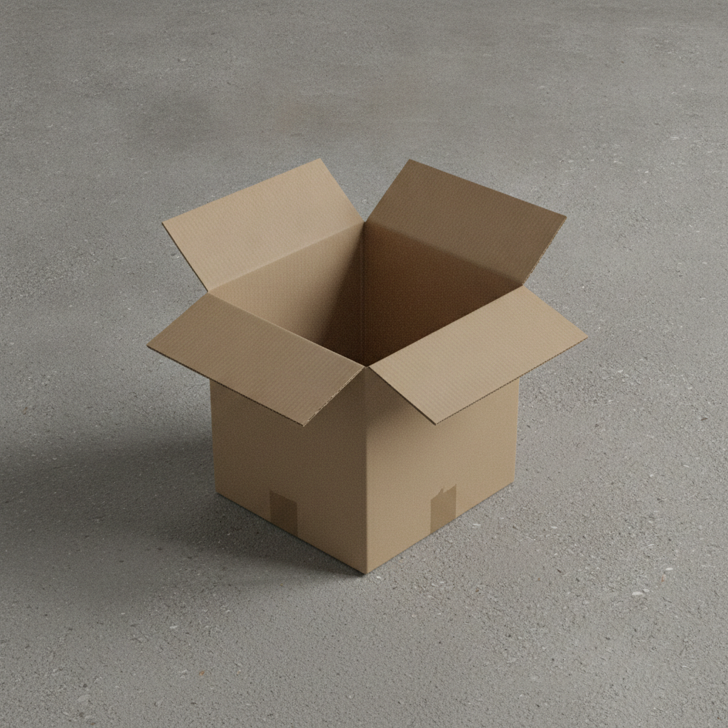 the cardboard box