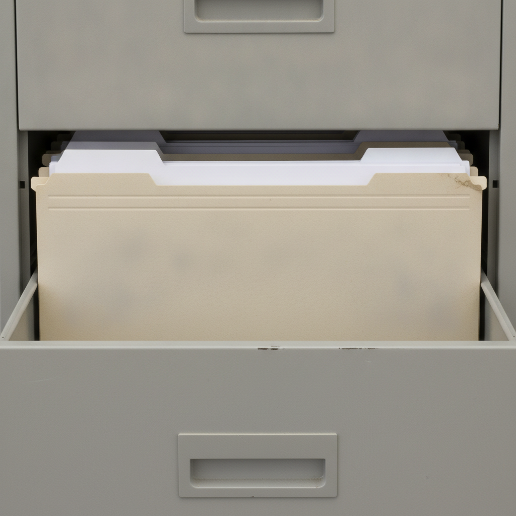 the filing cabinet of the third floor