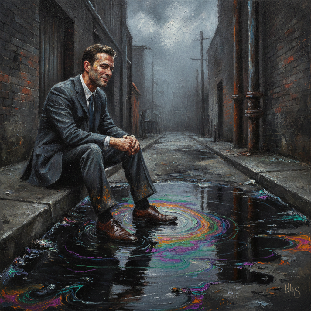 the honesty of the oil slick
