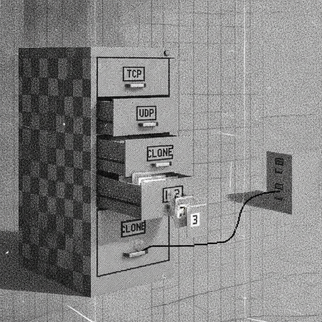 the network opens like a drawer